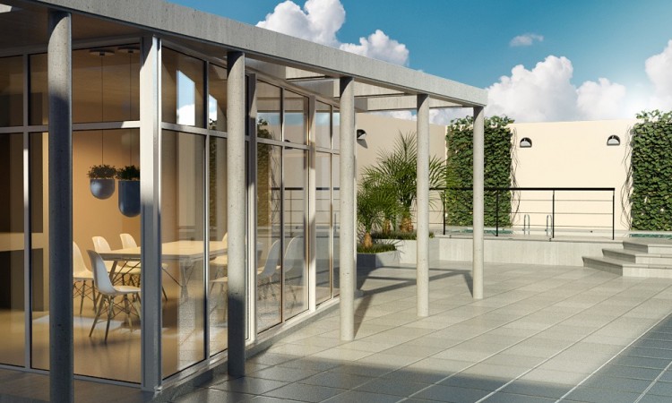 VENTA DEPARTAMENTO Semipiso 2 dormitorios con cochera. Balcon y patio. Amenities - Jujuy 1600