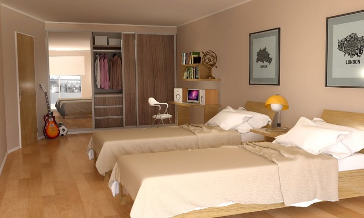 Semipiso DOS DORMITORIOS. Balcón y patio. Amenities. Entrega inmediata. Paraguay y Pellegrini