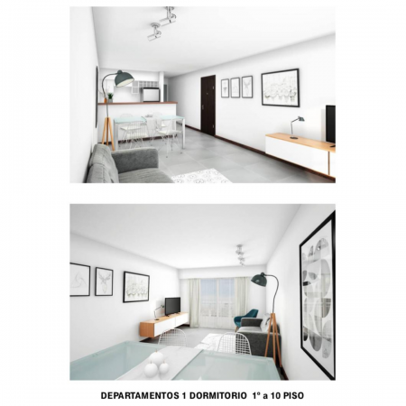 VENTA DEPARTAMENTO Semipiso UN DORMITORIO - Al frente - Ventilacion cruzada - Entrega inmediata - Santa Fe 2500