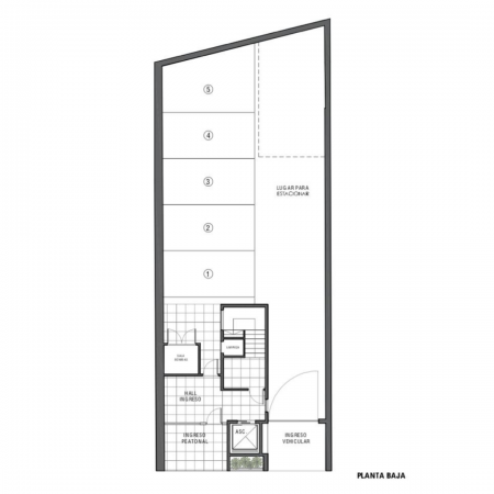 VENTA DEPARTAMENTO SEMIPISO UN DORMITORIO frente al parque Independencia - Patio, balcon - Av. Pellegrini 2632