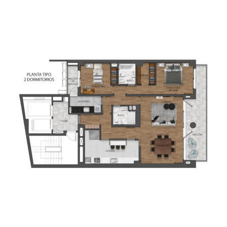 VENTA - Piso exclusivo - Dos dormitorios - Vista franca al rio - Amenities - FINANCIACION - Av. Libertad 167