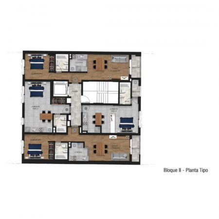 VENTA -  DOS DORMTORIOS en BARRIO MARTIN. Amenities. PROXIMA ENTREGA