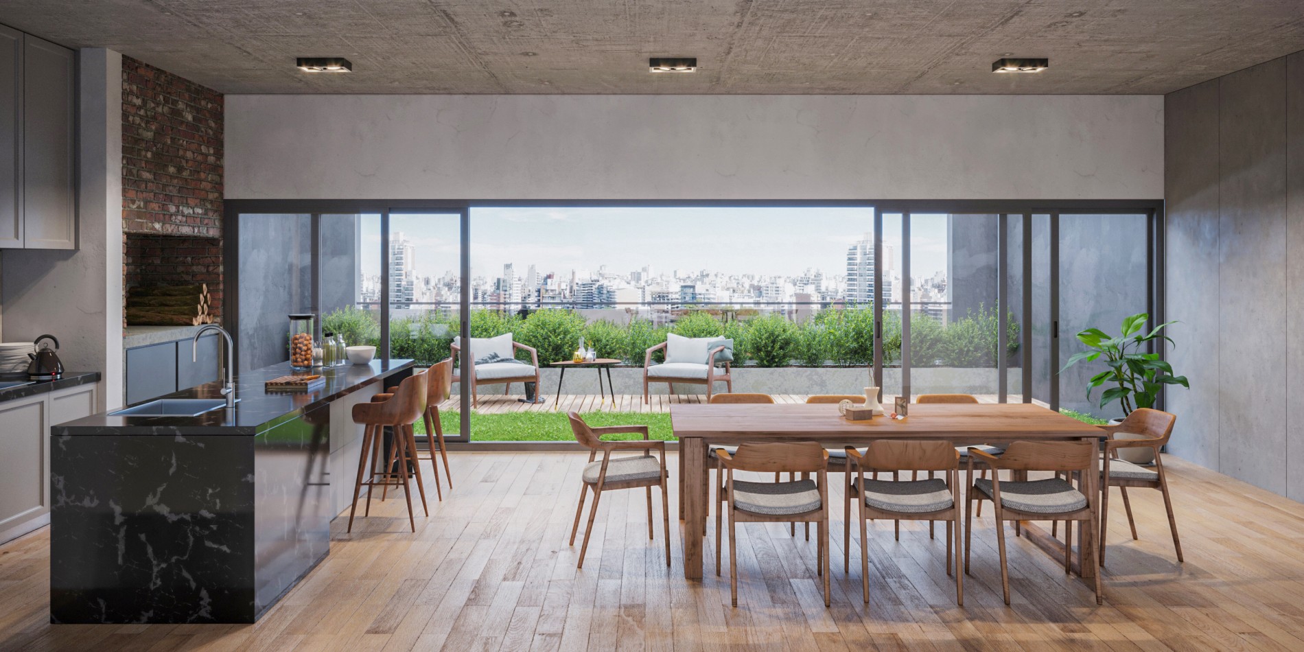 Depto DOS DORMITORIOS, BALCON AL FRENTE - Amenities -  Montevideo 1620 - ENTREGA INMEDIATA!