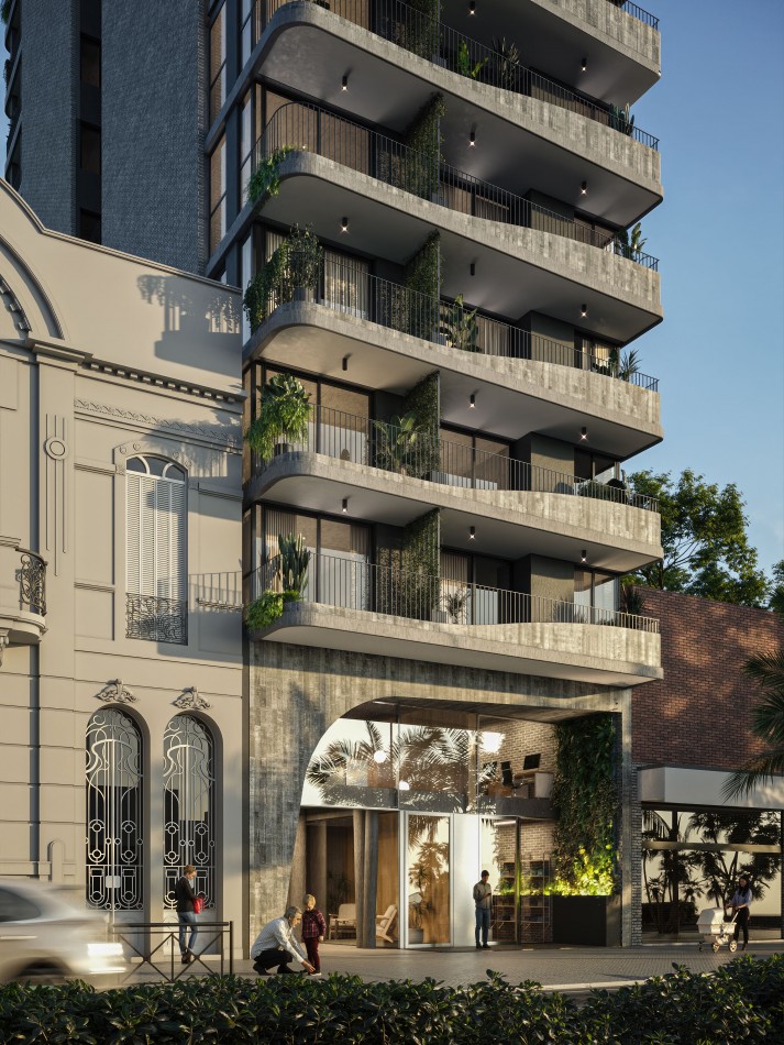 VENTA DEPARTAMENTO UN DORMITORIOS, balcon al contrafrente - Amenities - FINANCIACION - Entrega 2027 - Av. Pellegrini 900