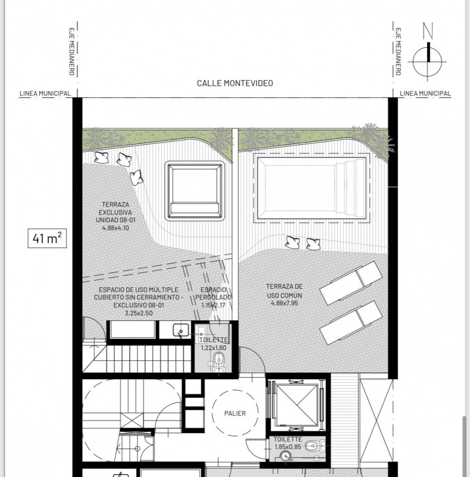 VENTA DEPARTAMENTO TRES DORMITORIOS CON PISCINA Y TERRAZA EXCLUSIVA - FINANCIACION - MONTEVIDEO 900