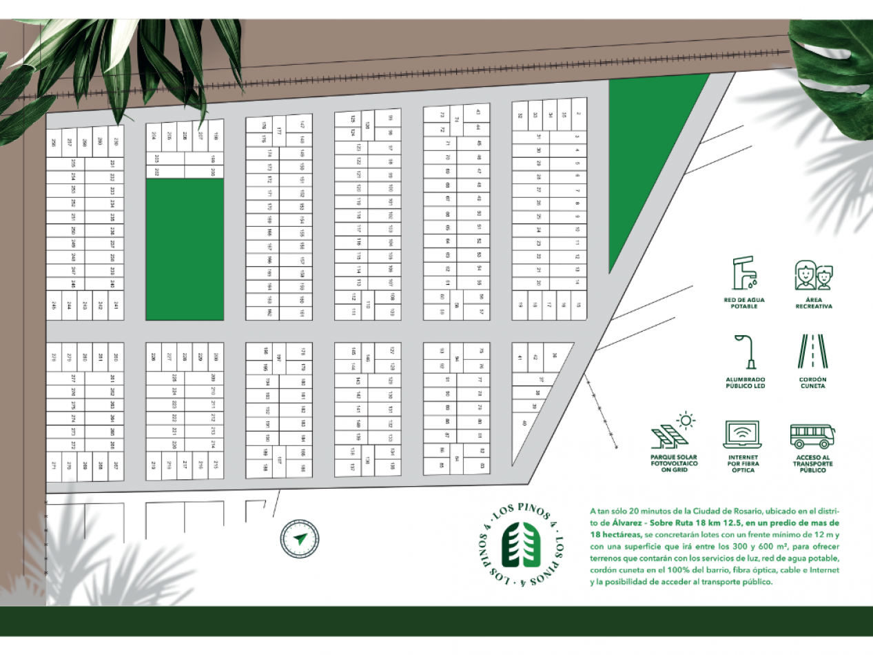Oportunidad LOTE en LOS PINOS 4 - Alvarez - FINANCIACION - POSESION INMEDIATA