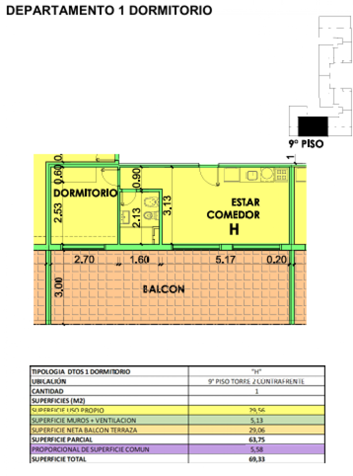 Oportunidad en BARRIO MARTIN - Depto UN DORMITORIO - FINANCIACION