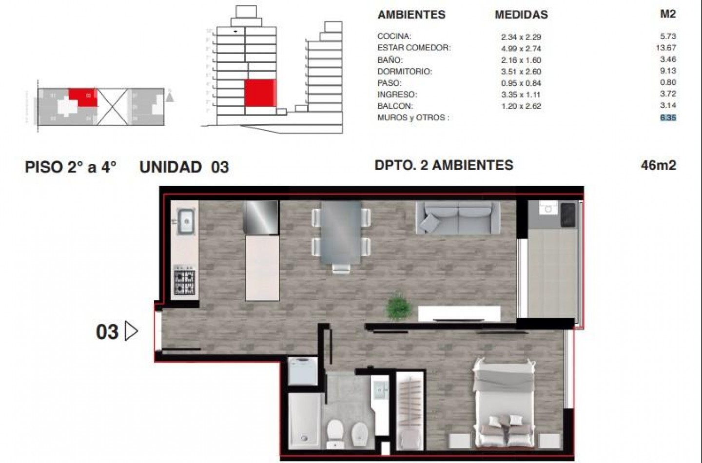 UN DORMITORIO de categoria en BARRIO MARTIN - Amenities - FINANCIACION 