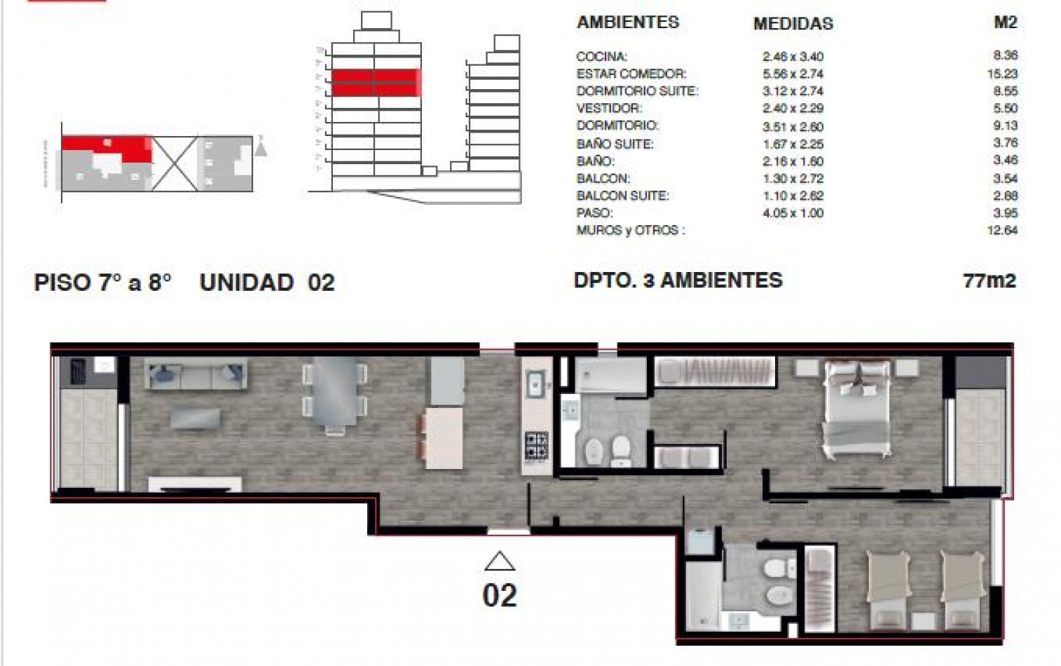DOS DORMITORIOS PREMIUM en BARRIO MARTIN - Amenities - FINANCIACION