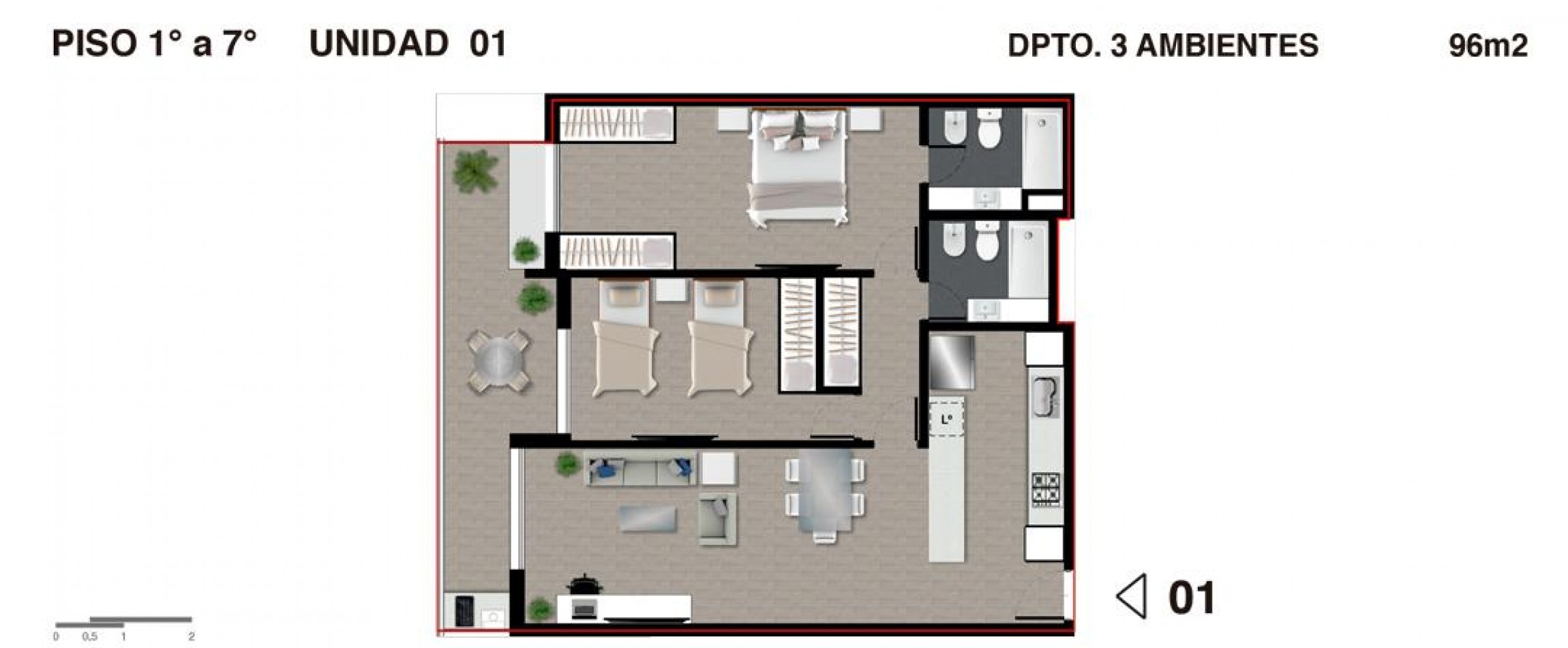 DOS DORMITORIOS PREMIUM CENTRICO - AMENITIES - FINANCIACION
