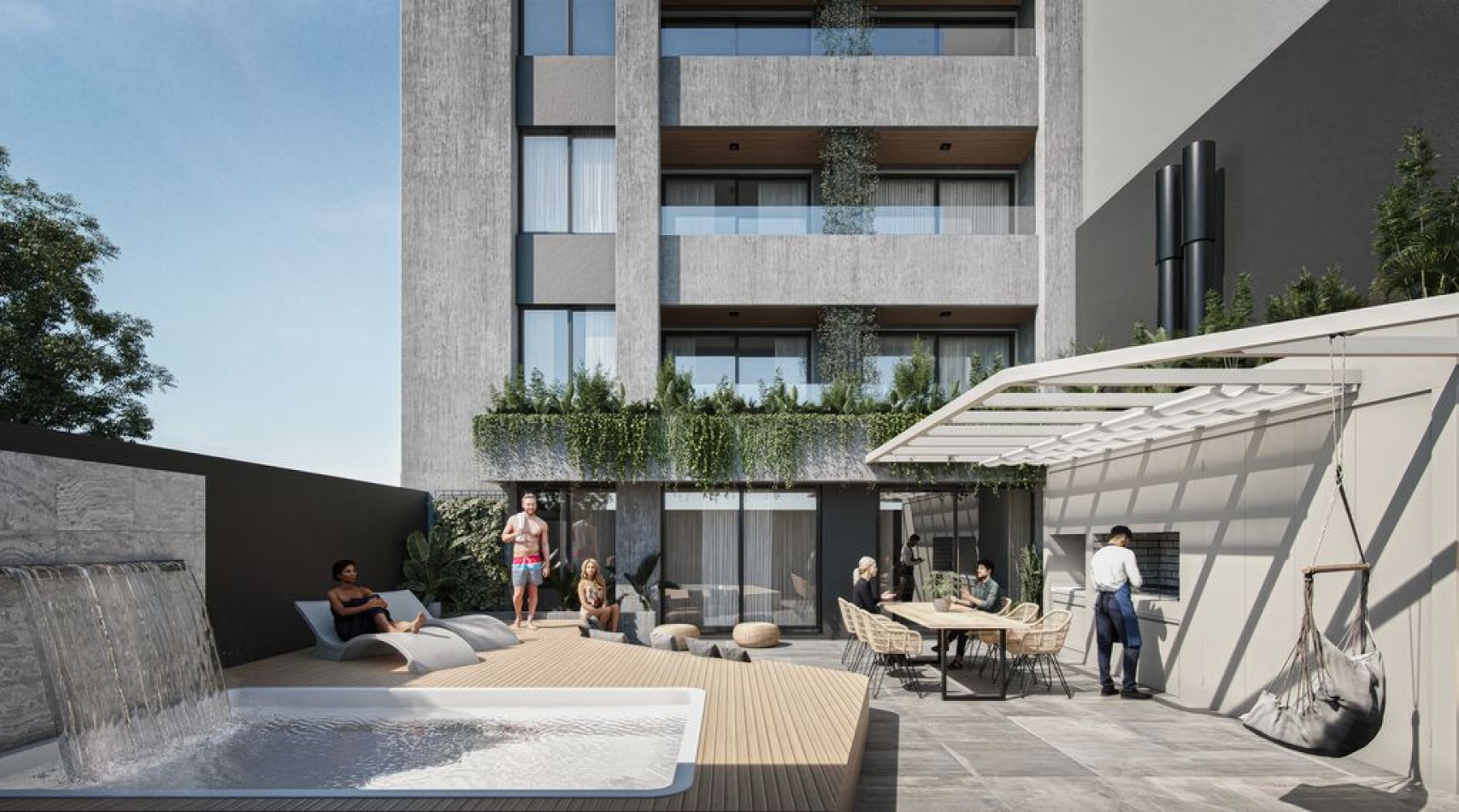 VENTA DEPARTAMENTO DOS DORMITORIOS con PATIO, PISCINA EXCLUSIVA y PARRILLERO - Financiacion - Entre Rios 400