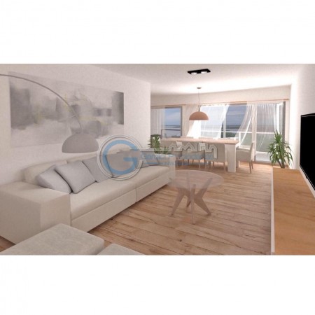 VENTA DEPARTAMENTO Oportunidad TRES DORMITORIOS vista al rio- Edificio de categoria en construccion.  Amplios balcones. Amenities. Cochera.  Av Candido Carballo 410