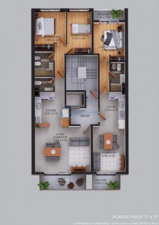 VENTA DEPARTAMENTO Semipiso al frente UN DORMITORIO con balcon - FINANCIACION - Barrio Martin